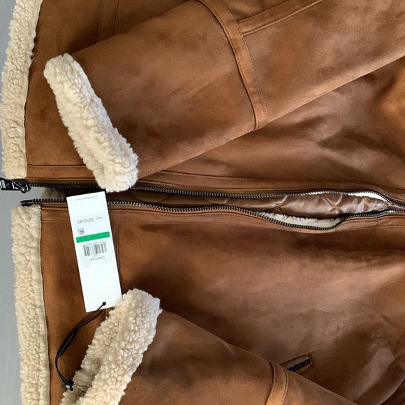 Calvin Klein Brown Suede Jacket        Brand New and Never Worn - Picture 3 of 4